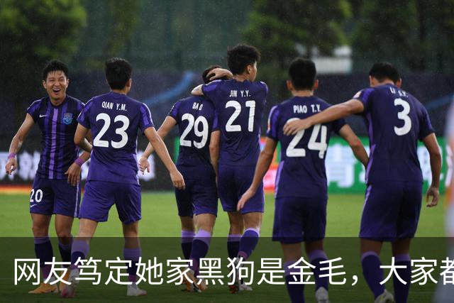 网友笃定她家黑狗是金毛，大家都不信，直到她晒出这张照片……没毛病，是金毛！
